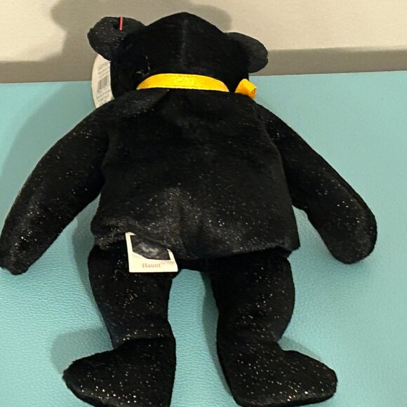 TY BEANIE BABY Haunt The Bear With Tags 2001 Plush 9" - Picture 7 of 7